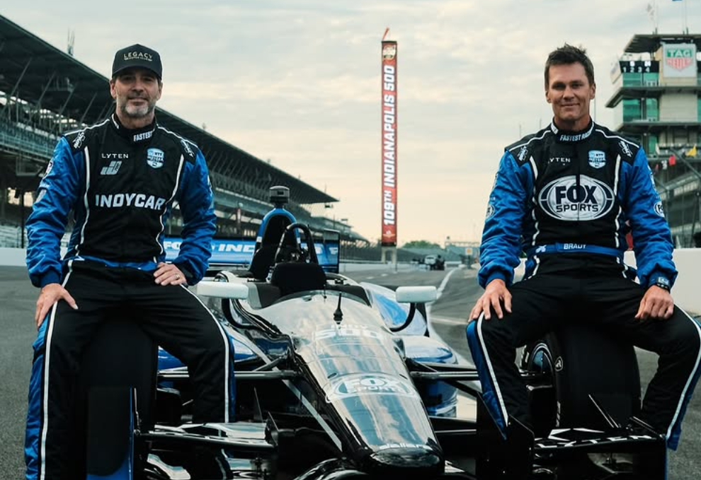 Jimmie Johnson and Tom Brady